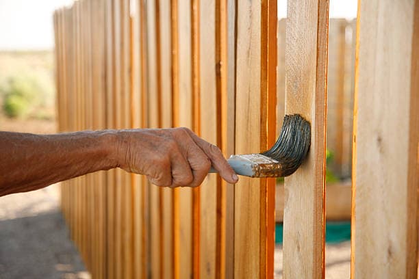 Fence Staining